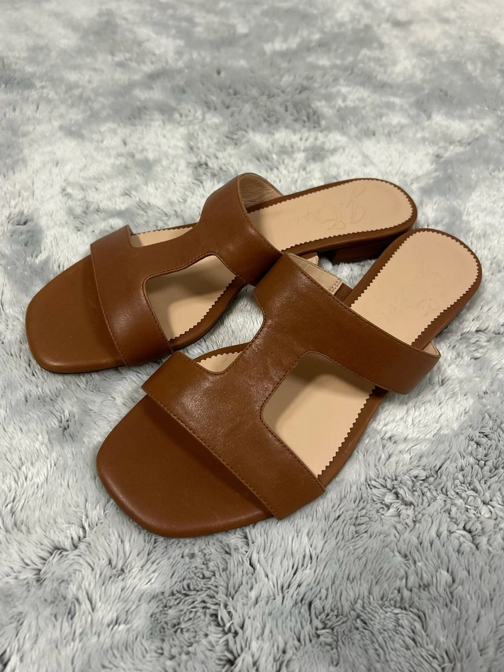 J. Crew | Hazel Cutout Sandals in Leather